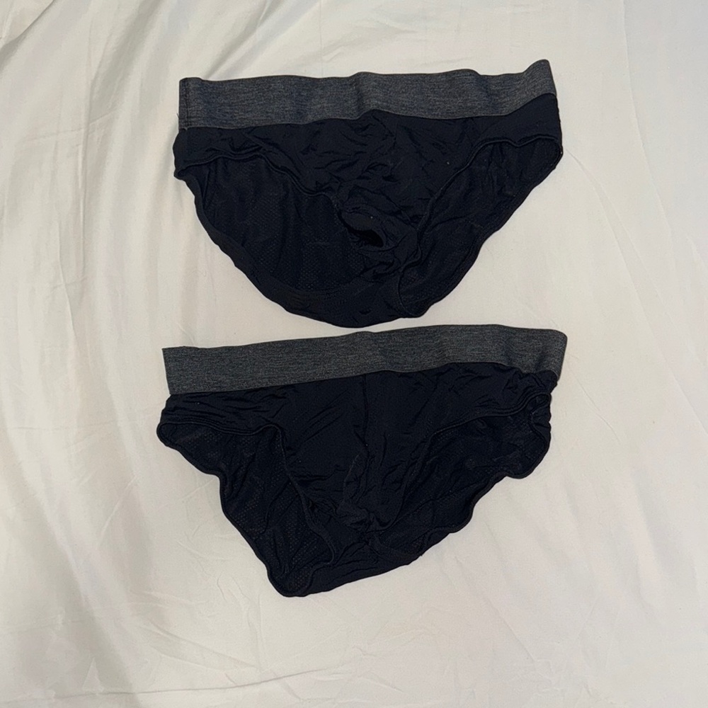 Mesh Black Briefs